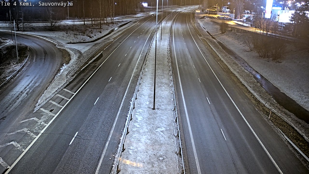 Kelikamerat Kuva Tie 4 Kemi, Sauvonväylä, Kemi, Lappi