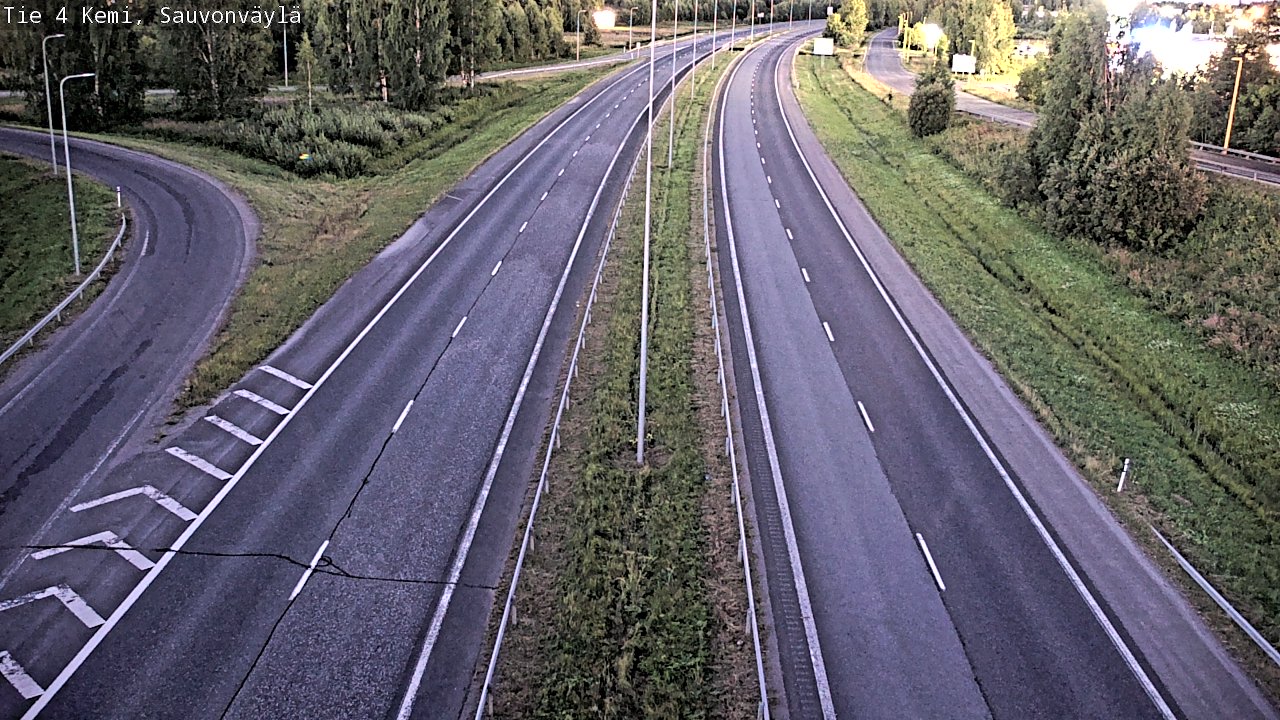 Kelikamerat Kuva Tie 4 Kemi, Sauvonväylä, Kemi, Lappi