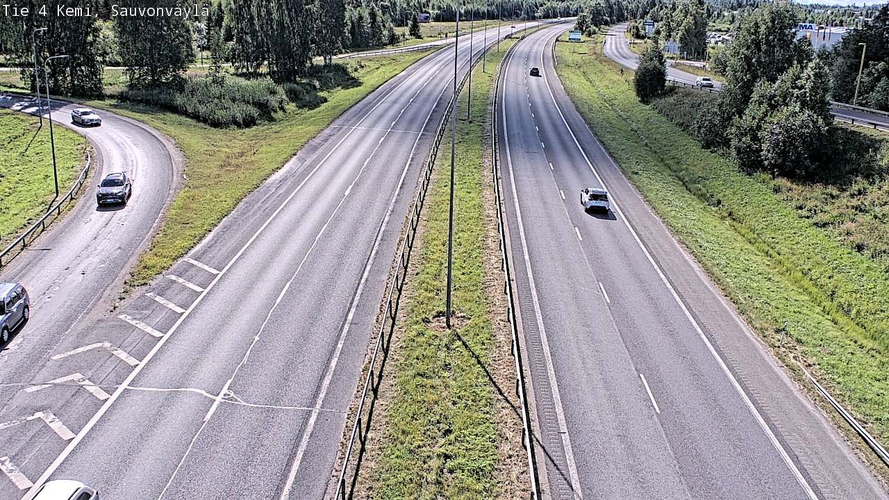 Weather Camera Image väg 4 Kemi, Sauvonväylä, Kemi, Lappi
