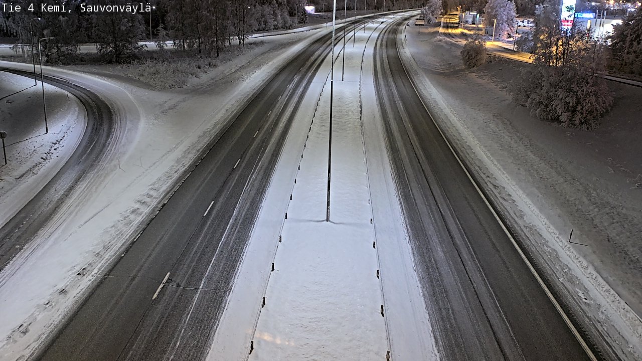 Kelikamerat Kuva Tie 4 Kemi, Sauvonväylä, Kemi, Lappi