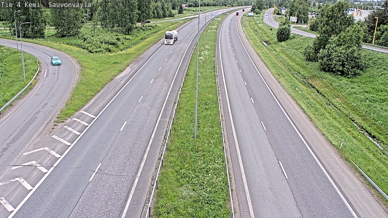 Kelikamerat Kuva Tie 4 Kemi, Sauvonväylä, Kemi, Lappi