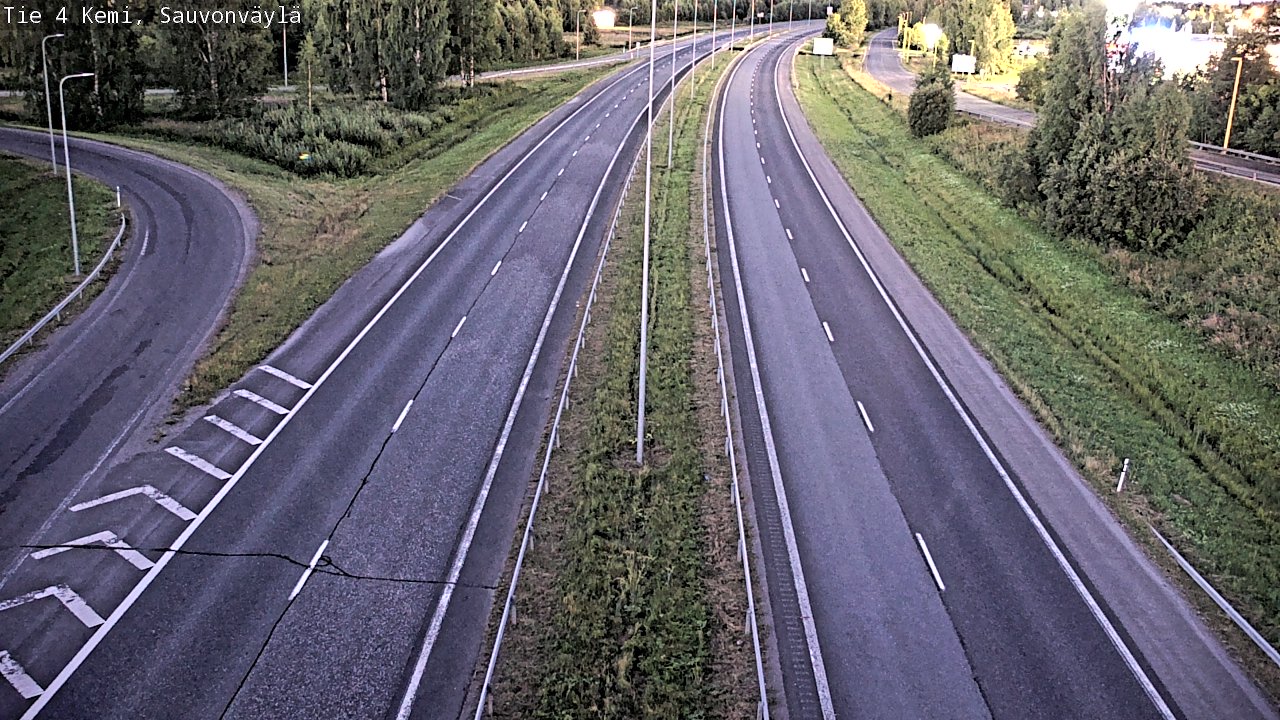 Kelikamerat Kuva Tie 4 Kemi, Sauvonväylä, Kemi, Lappi