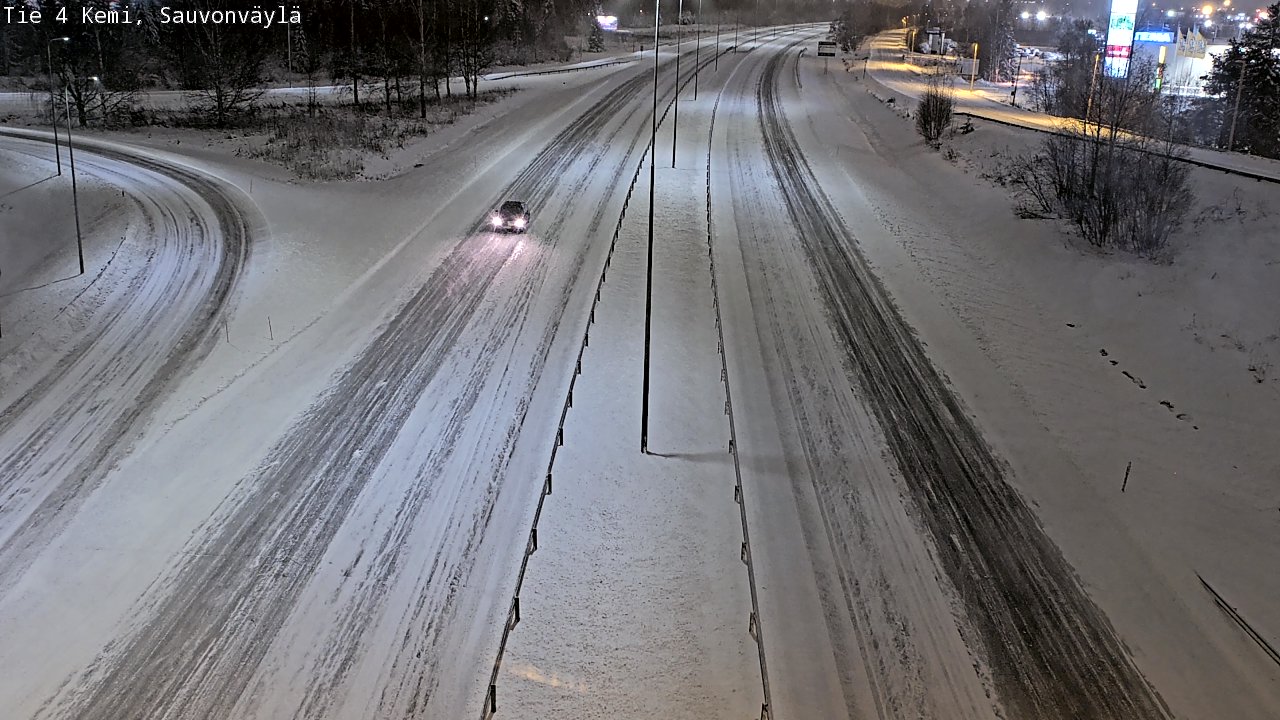 Kelikamerat Kuva Tie 4 Kemi, Sauvonväylä, Kemi, Lappi