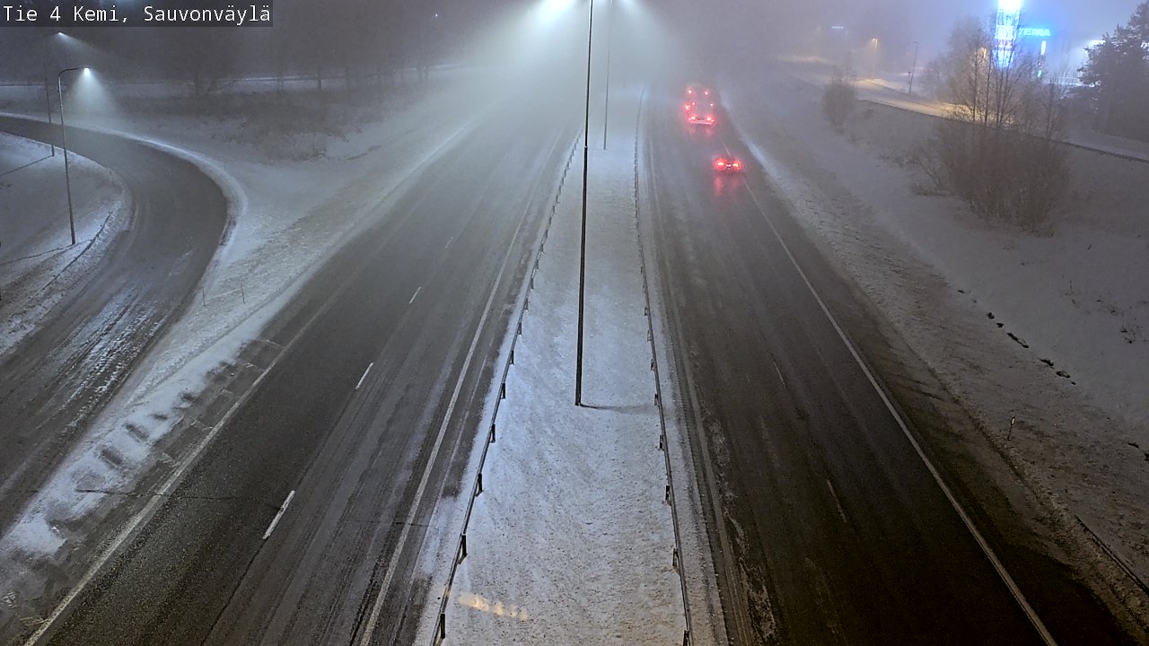 Weather Camera Image Road 4 Kemi, Sauvonväylä, Kemi, Lappi
