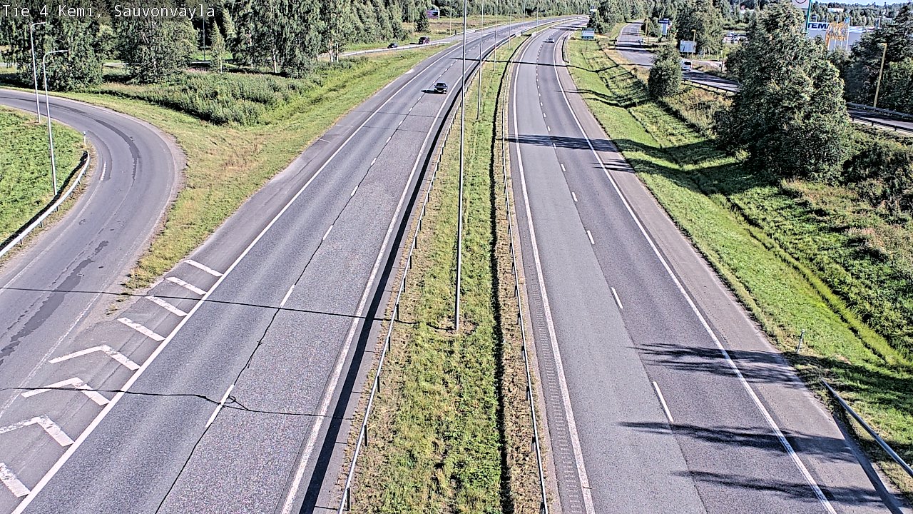 Kelikamerat Kuva Tie 4 Kemi, Sauvonväylä, Kemi, Lappi