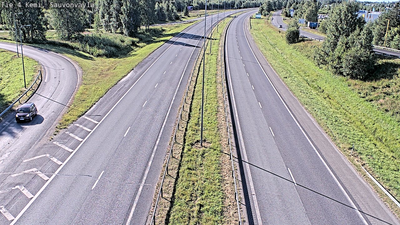 Weather Camera Image väg 4 Kemi, Sauvonväylä, Kemi, Lappi