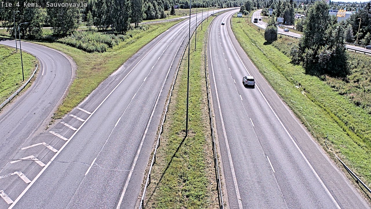Kelikamerat Kuva Tie 4 Kemi, Sauvonväylä, Kemi, Lappi