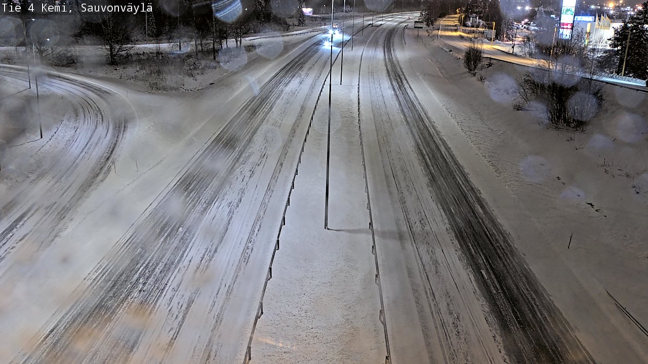 Kelikamerat Kuva Tie 4 Kemi, Sauvonväylä, Kemi, Lappi