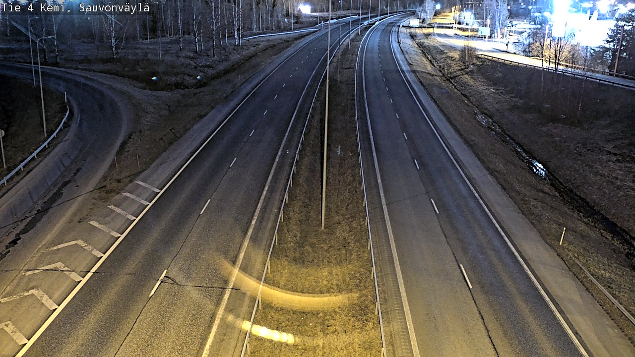 Weather Camera Image Road 4 Kemi, Sauvonväylä, Kemi, Lappi