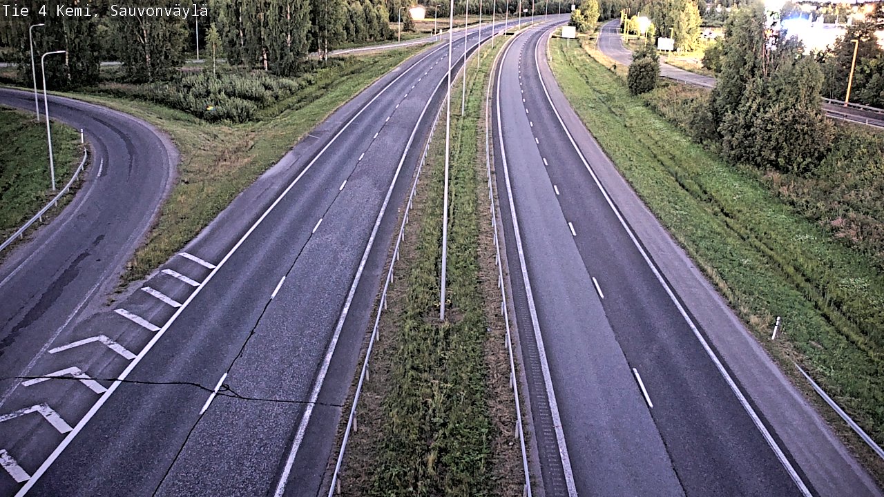 Kelikamerat Kuva Tie 4 Kemi, Sauvonväylä, Kemi, Lappi