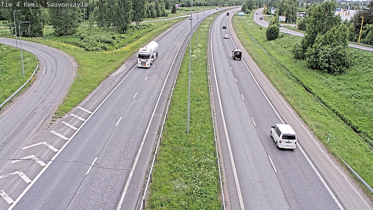 Kelikamerat Kuva Tie 4 Kemi, Sauvonväylä, Kemi, Lappi