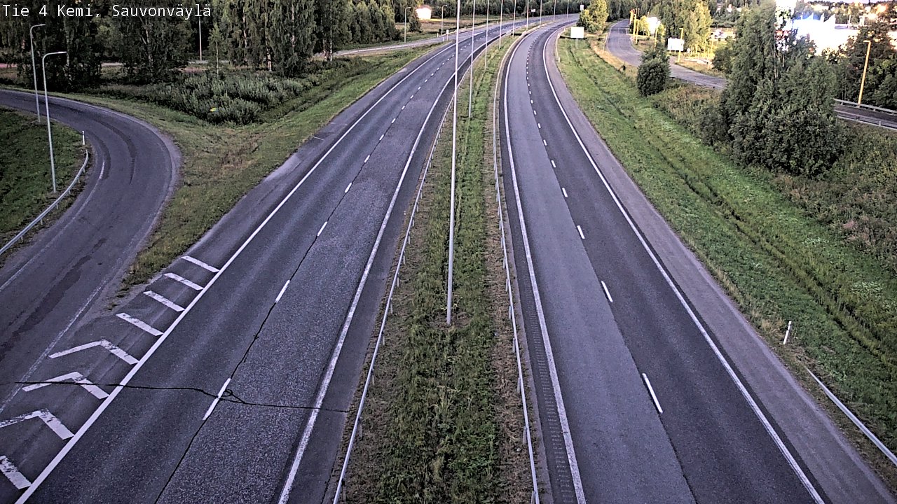 Kelikamerat Kuva Tie 4 Kemi, Sauvonväylä, Kemi, Lappi