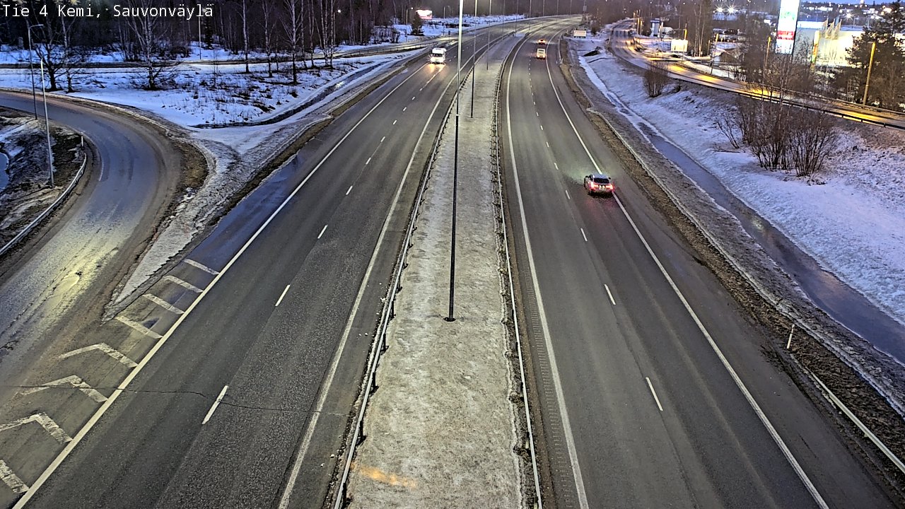 Weather Camera Image Road 4 Kemi, Sauvonväylä, Kemi, Lappi
