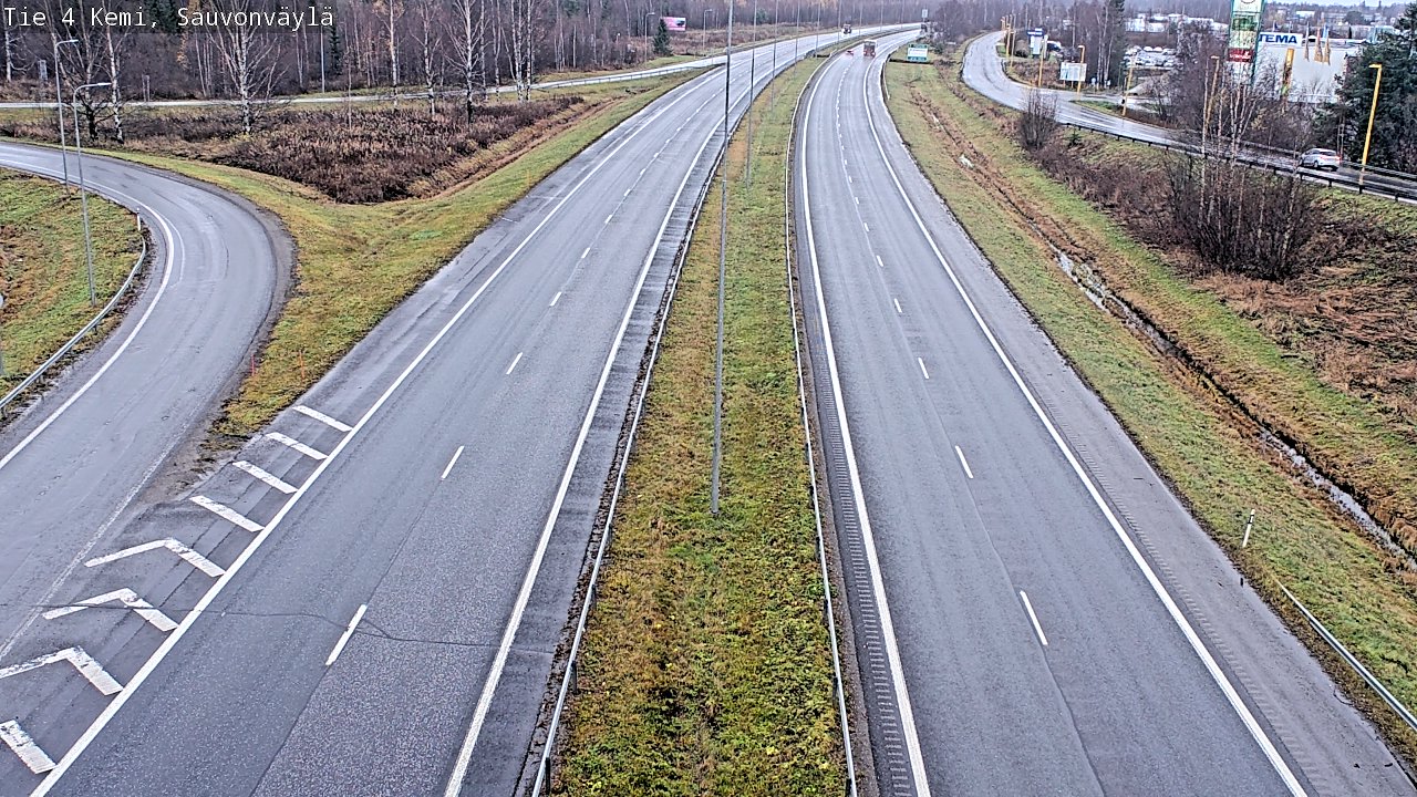 Kelikamerat Kuva Tie 4 Kemi, Sauvonväylä, Kemi, Lappi