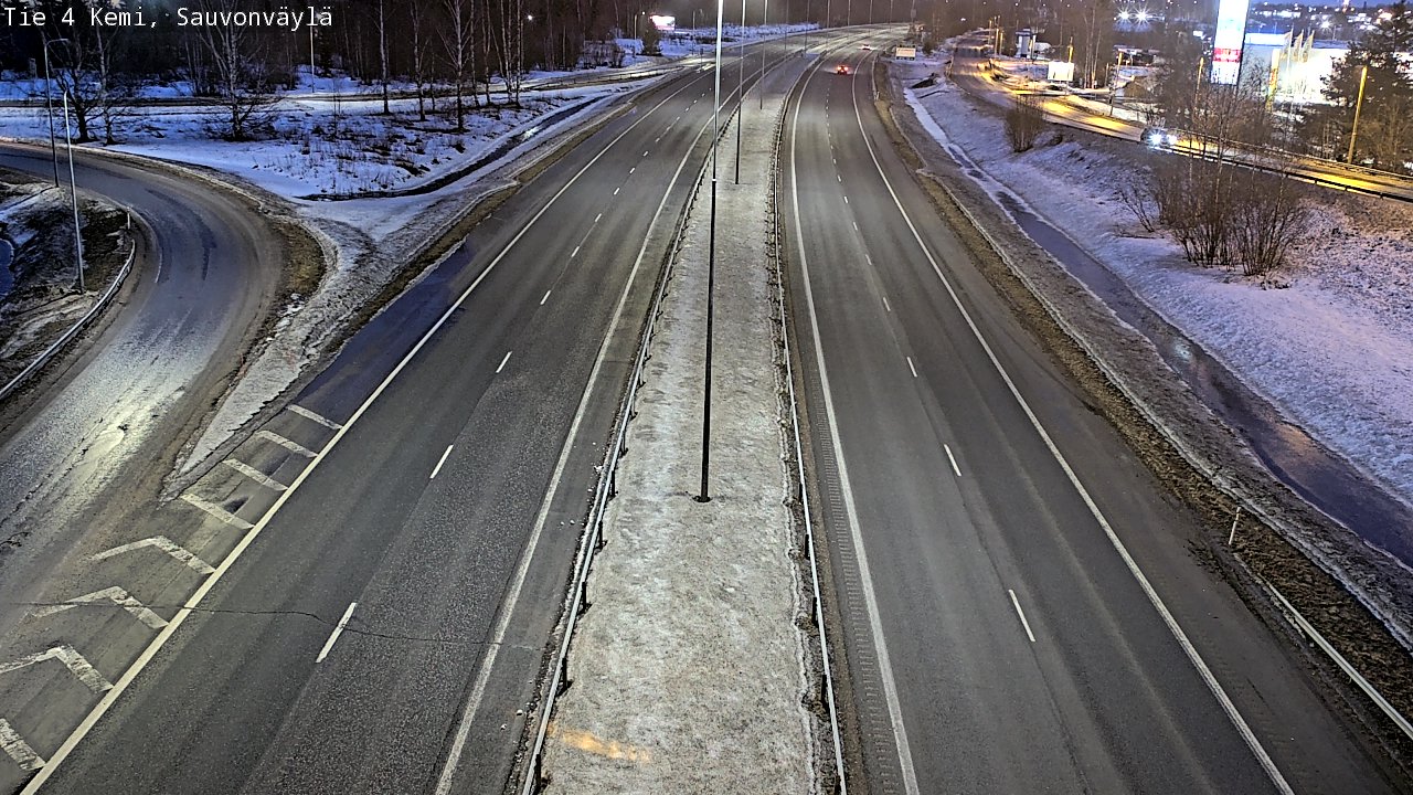 Weather Camera Image Road 4 Kemi, Sauvonväylä, Kemi, Lappi