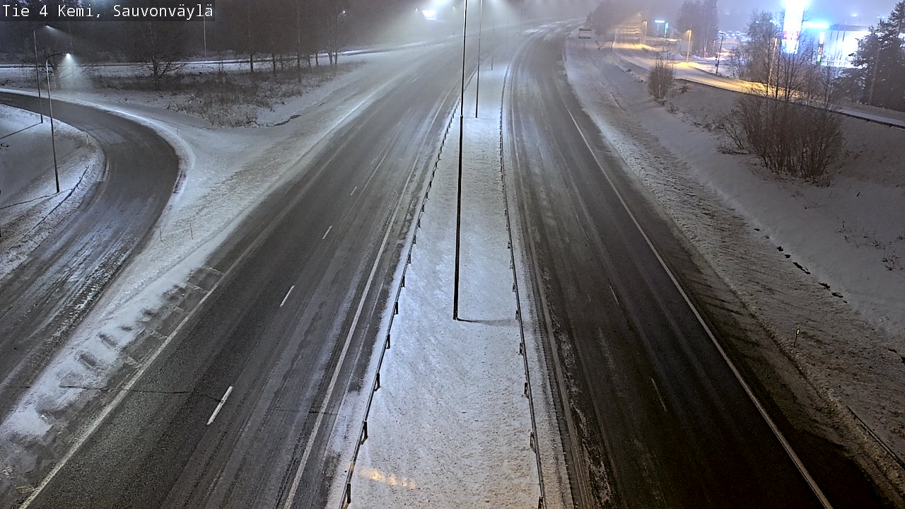 Weather Camera Image Road 4 Kemi, Sauvonväylä, Kemi, Lappi