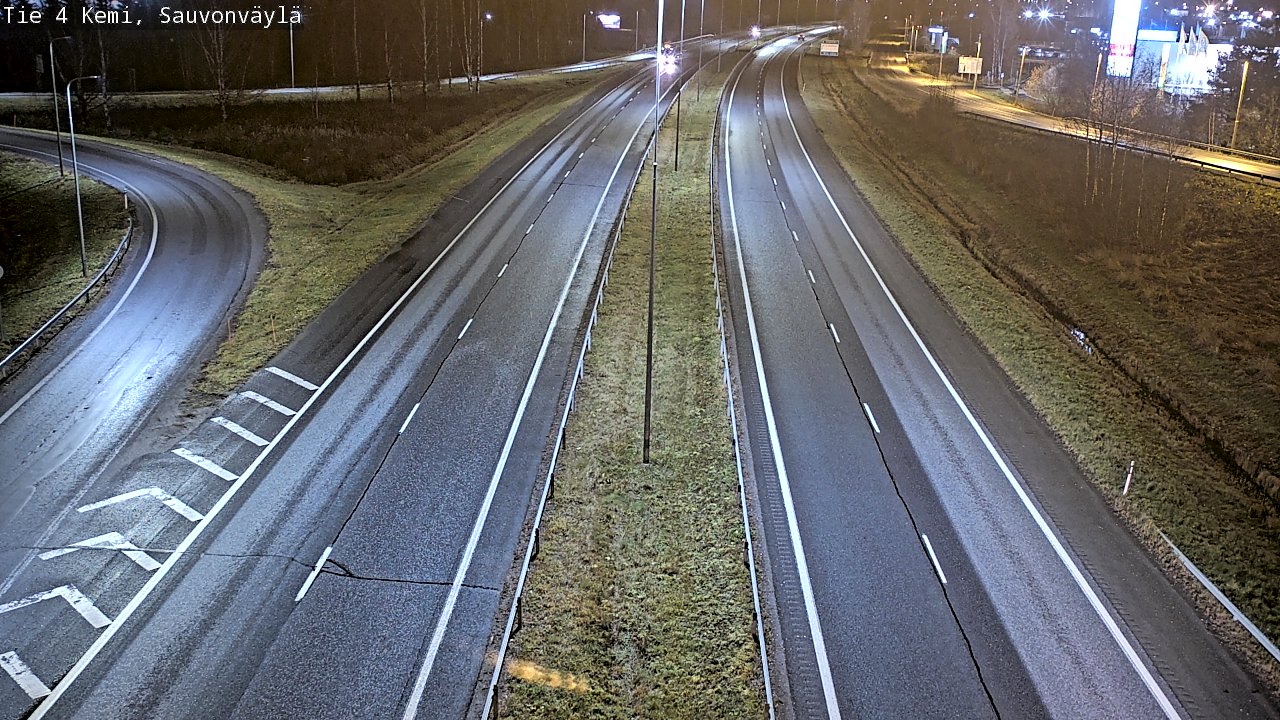 Kelikamerat Kuva Tie 4 Kemi, Sauvonväylä, Kemi, Lappi