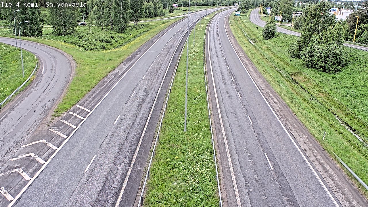 Kelikamerat Kuva Tie 4 Kemi, Sauvonväylä, Kemi, Lappi