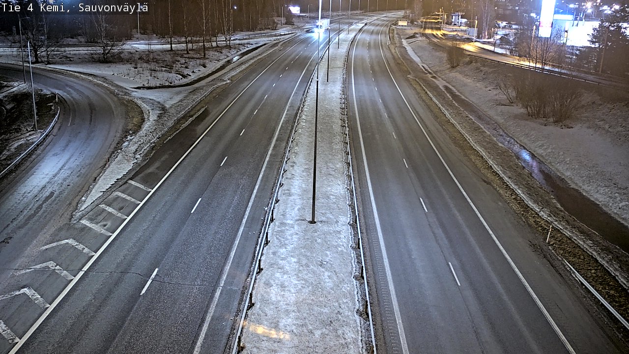 Weather Camera Image Road 4 Kemi, Sauvonväylä, Kemi, Lappi