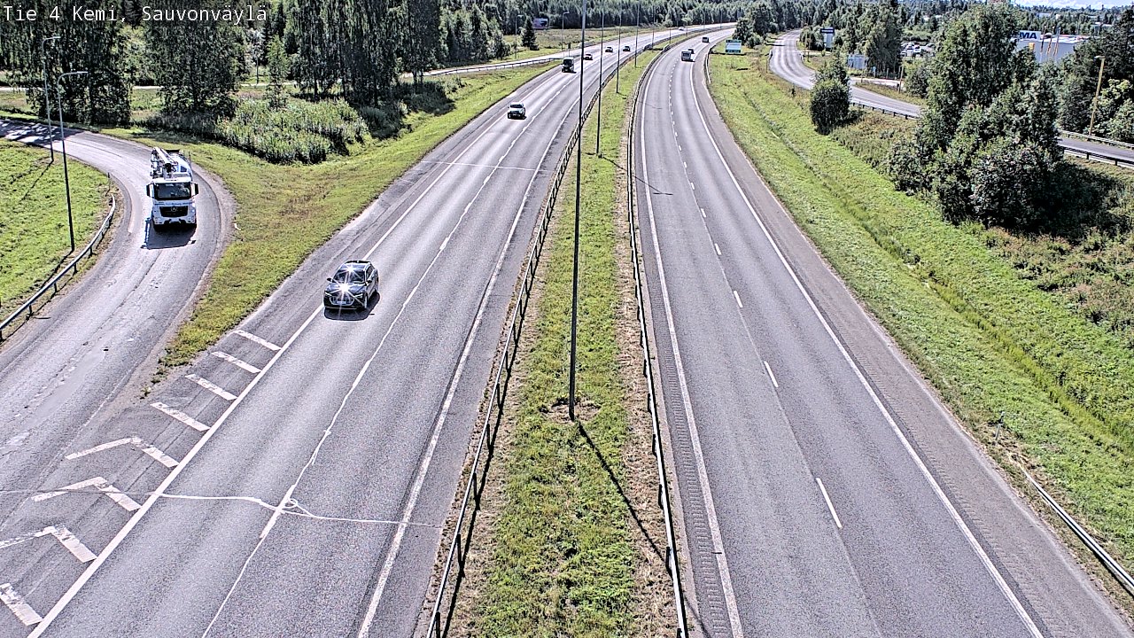 Weather Camera Image väg 4 Kemi, Sauvonväylä, Kemi, Lappi