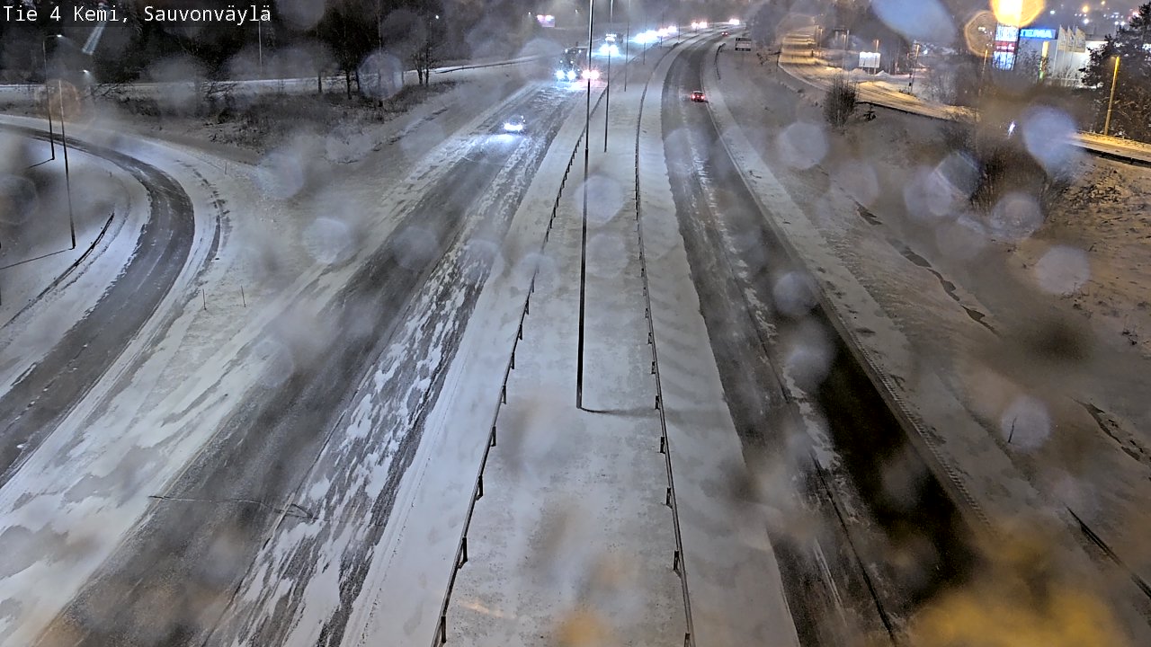 Kelikamerat Kuva Tie 4 Kemi, Sauvonväylä, Kemi, Lappi