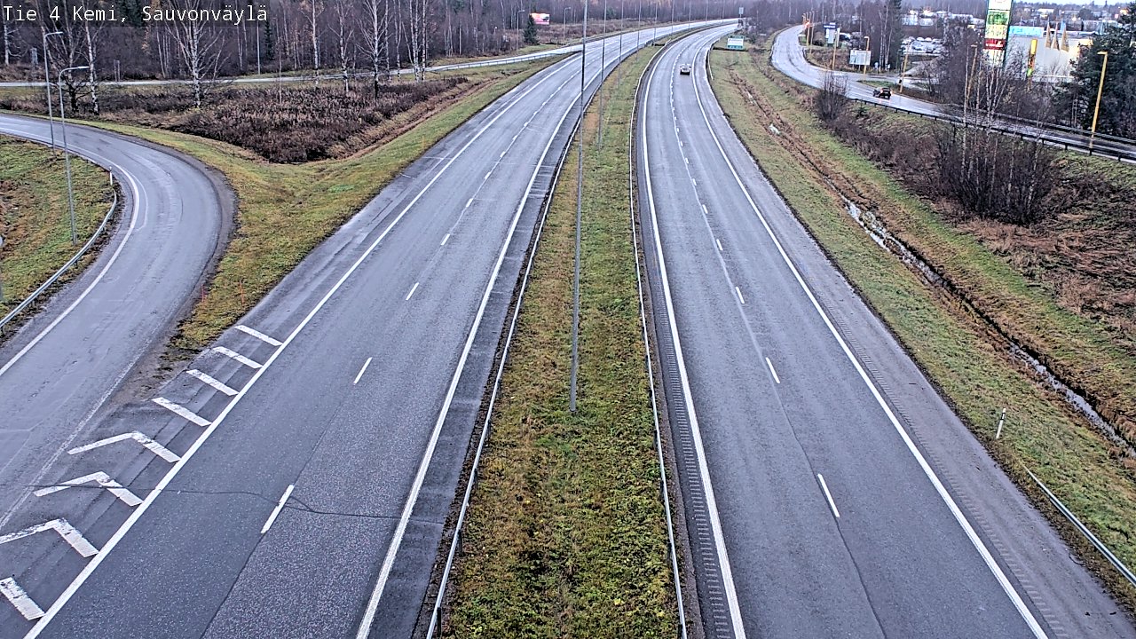 Kelikamerat Kuva Tie 4 Kemi, Sauvonväylä, Kemi, Lappi