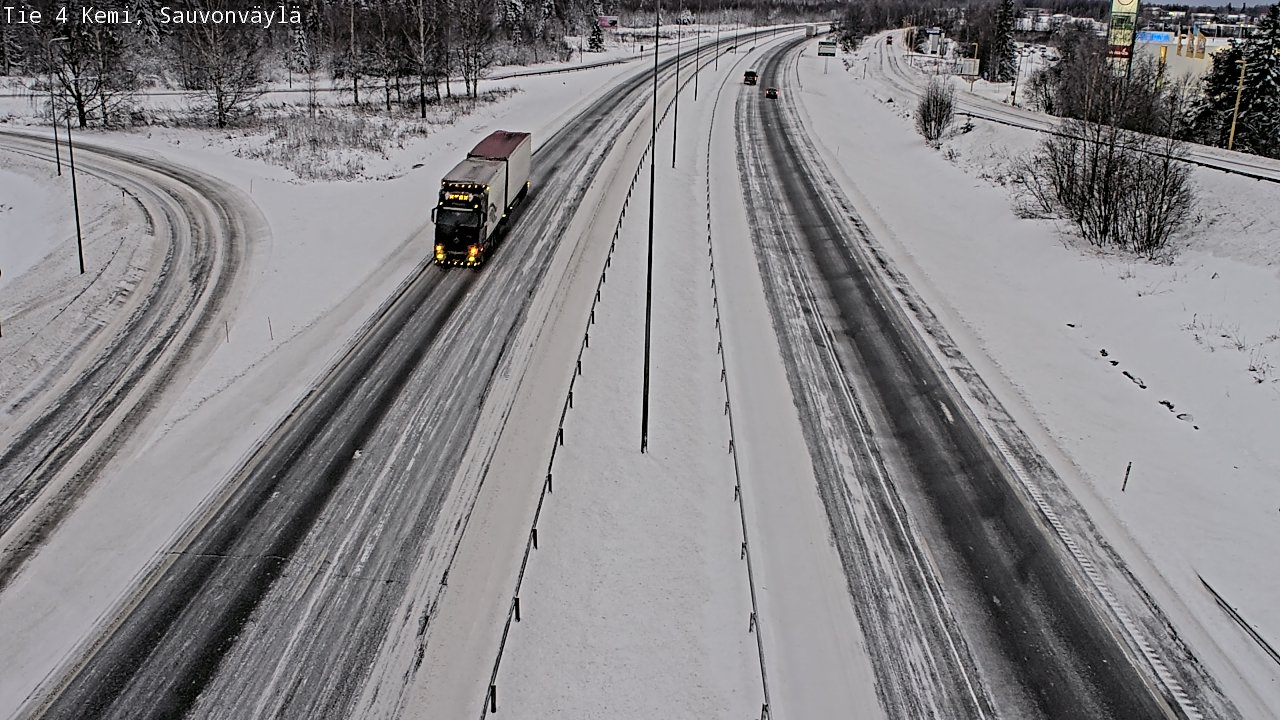 Kelikamerat Kuva Tie 4 Kemi, Sauvonväylä, Kemi, Lappi