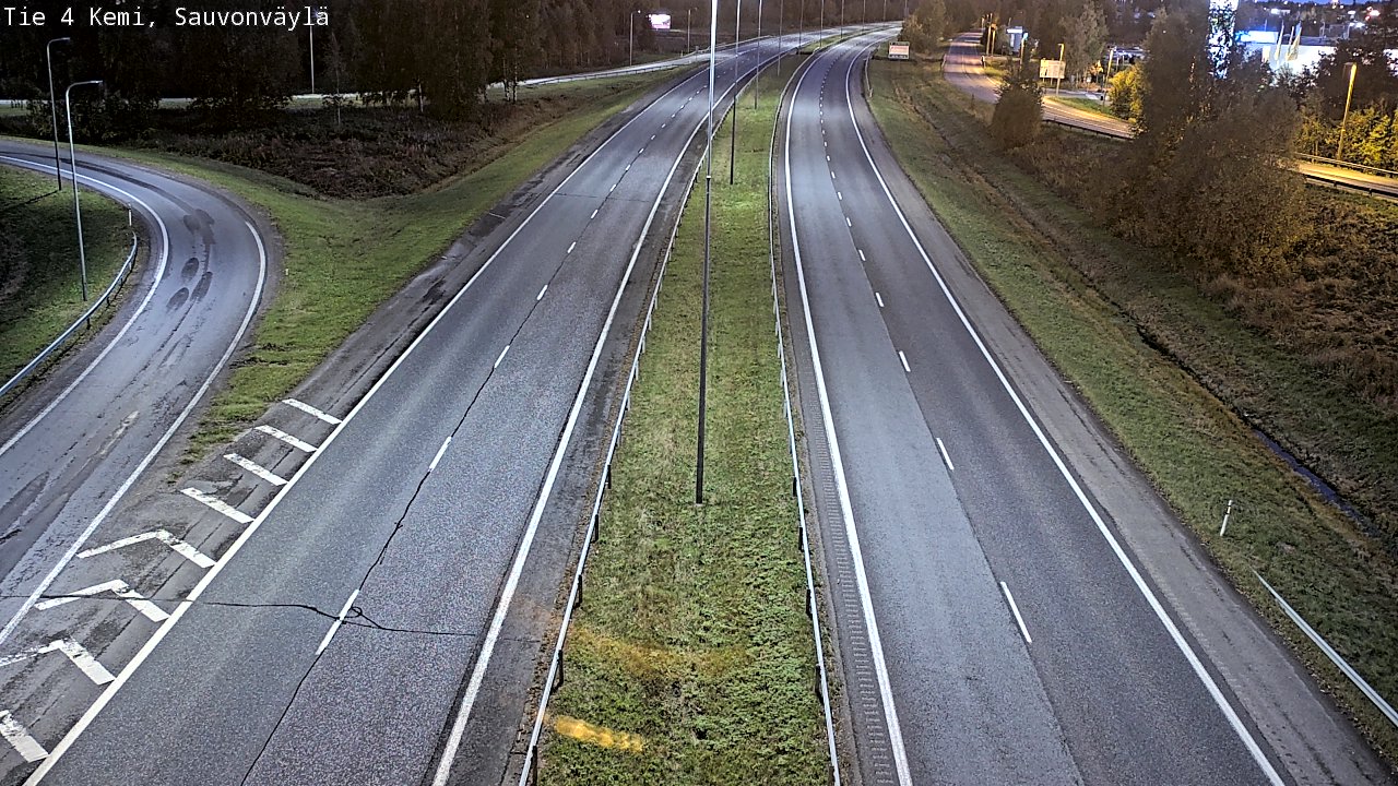 Kelikamerat Kuva Tie 4 Kemi, Sauvonväylä, Kemi, Lappi
