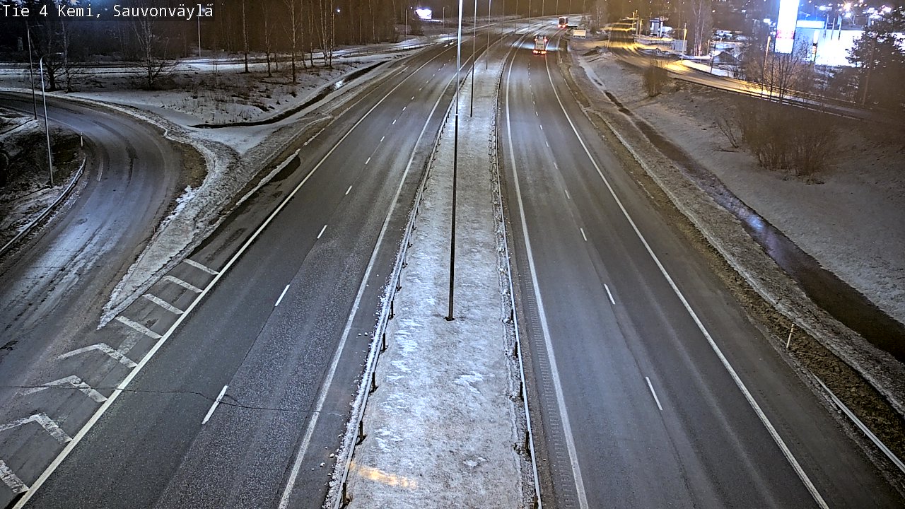 Kelikamerat Kuva Tie 4 Kemi, Sauvonväylä, Kemi, Lappi