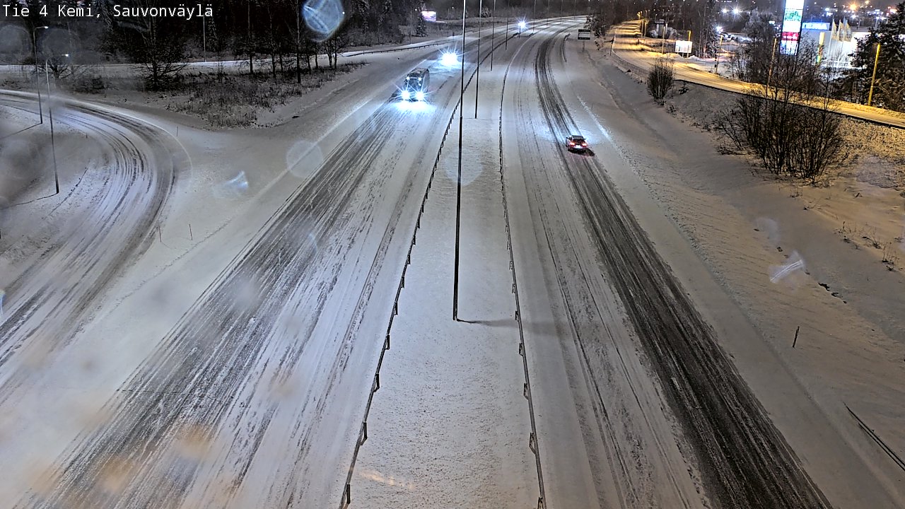 Kelikamerat Kuva Tie 4 Kemi, Sauvonväylä, Kemi, Lappi