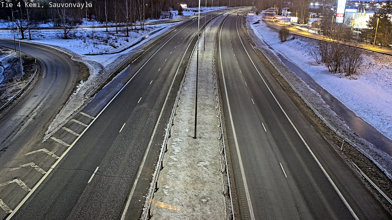 Kelikamerat Kuva Tie 4 Kemi, Sauvonväylä, Kemi, Lappi
