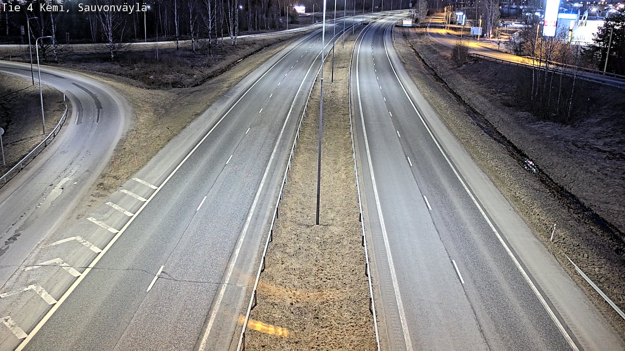 Kelikamerat Kuva Tie 4 Kemi, Sauvonväylä, Kemi, Lappi