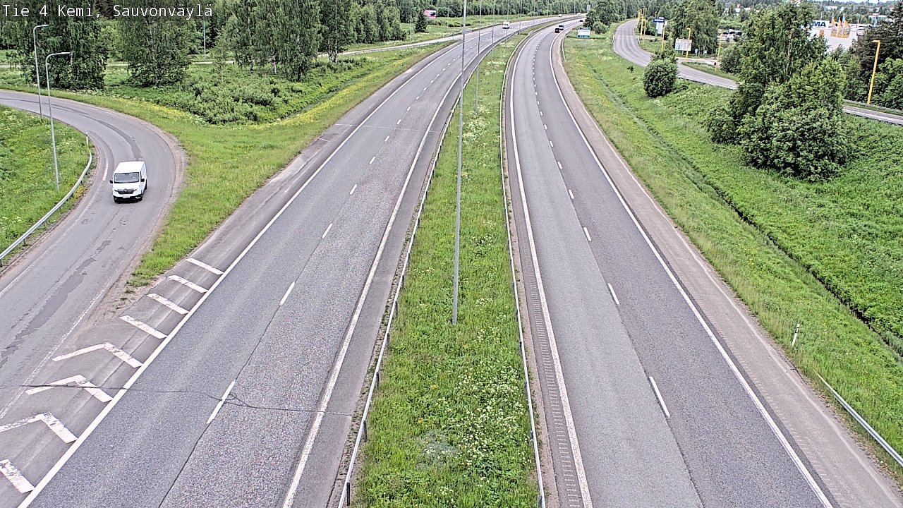 Kelikamerat Kuva Tie 4 Kemi, Sauvonväylä, Kemi, Lappi
