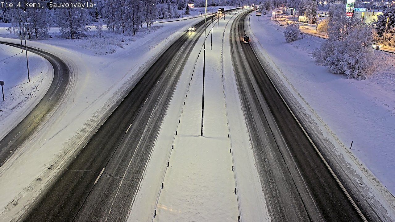Kelikamerat Kuva Tie 4 Kemi, Sauvonväylä, Kemi, Lappi