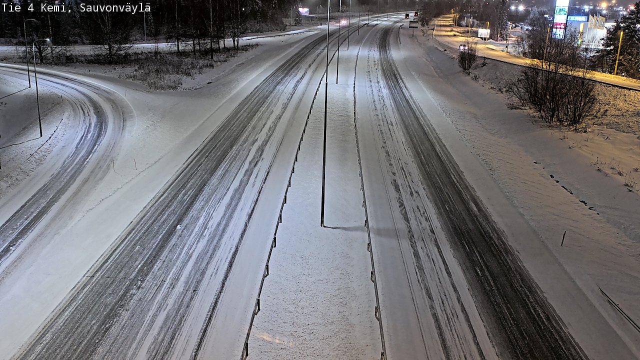 Kelikamerat Kuva Tie 4 Kemi, Sauvonväylä, Kemi, Lappi