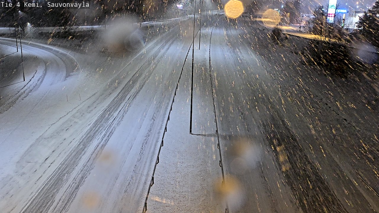 Kelikamerat Kuva Tie 4 Kemi, Sauvonväylä, Kemi, Lappi