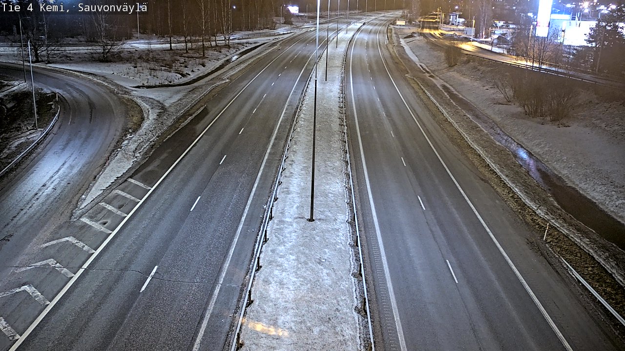 Weather Camera Image Road 4 Kemi, Sauvonväylä, Kemi, Lappi