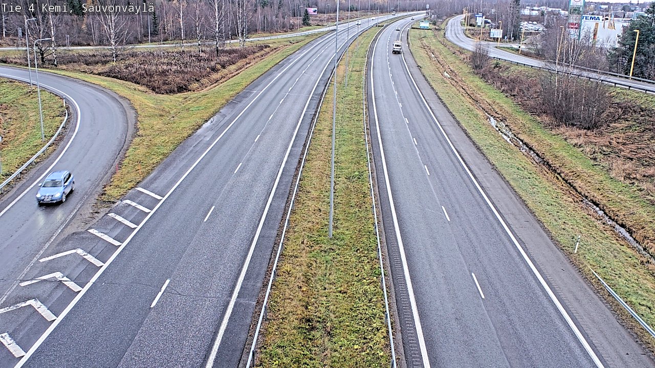 Kelikamerat Kuva Tie 4 Kemi, Sauvonväylä, Kemi, Lappi
