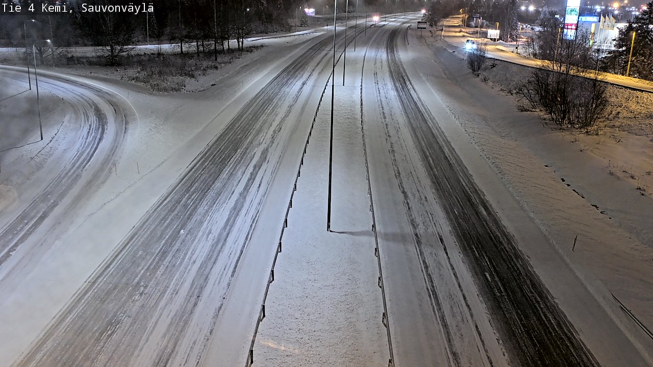 Kelikamerat Kuva Tie 4 Kemi, Sauvonväylä, Kemi, Lappi