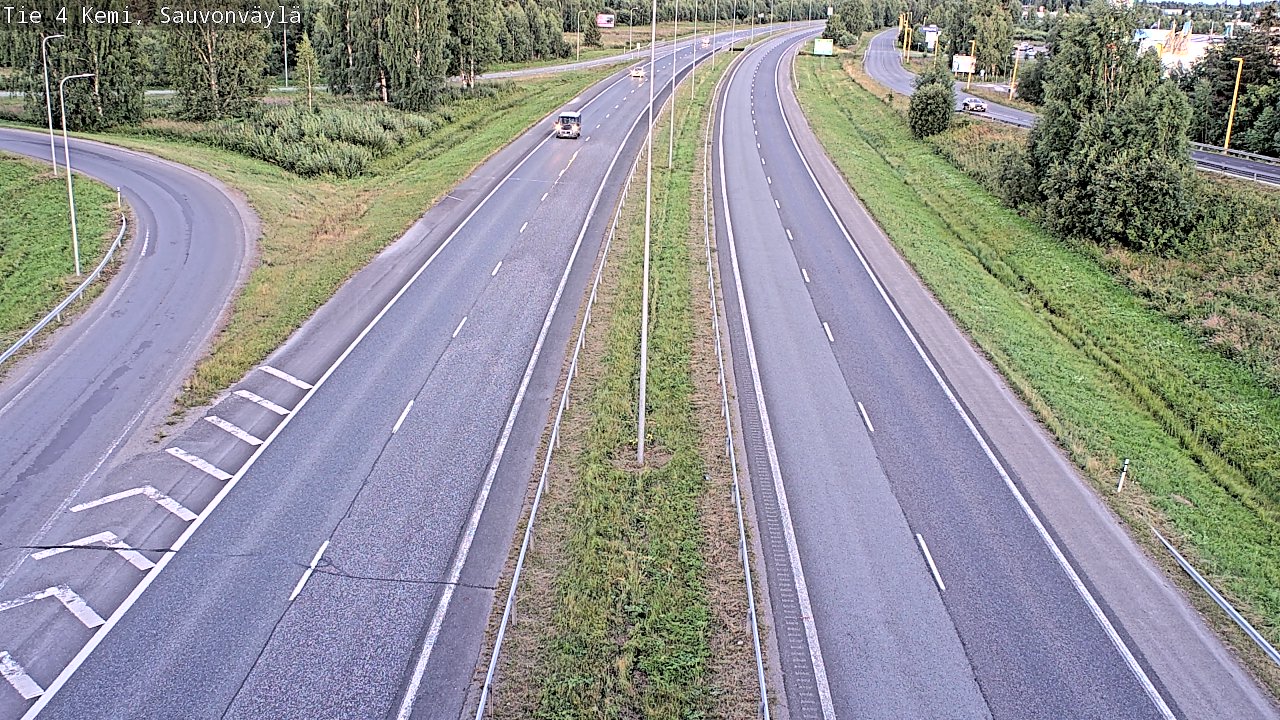 Kelikamerat Kuva Tie 4 Kemi, Sauvonväylä, Kemi, Lappi