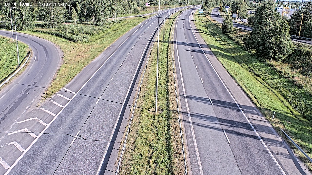 Kelikamerat Kuva Tie 4 Kemi, Sauvonväylä, Kemi, Lappi