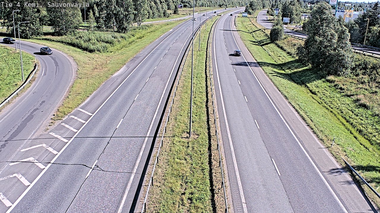 Kelikamerat Kuva Tie 4 Kemi, Sauvonväylä, Kemi, Lappi