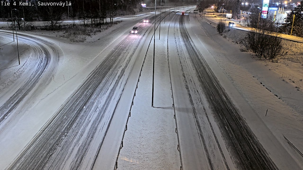 Kelikamerat Kuva Tie 4 Kemi, Sauvonväylä, Kemi, Lappi