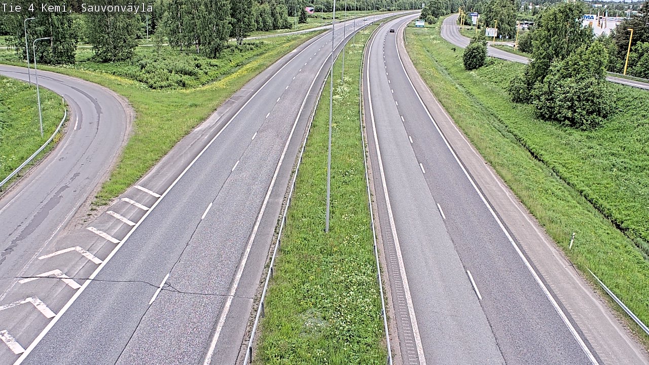 Kelikamerat Kuva Tie 4 Kemi, Sauvonväylä, Kemi, Lappi