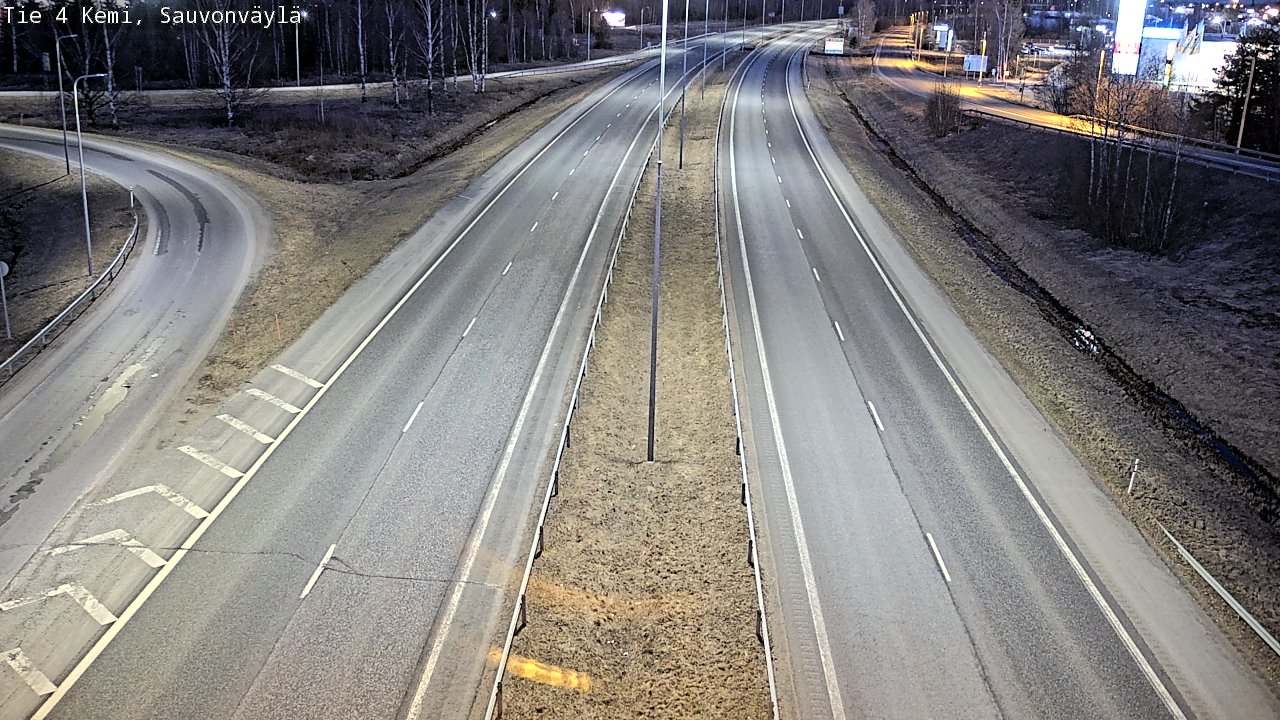 Kelikamerat Kuva Tie 4 Kemi, Sauvonväylä, Kemi, Lappi
