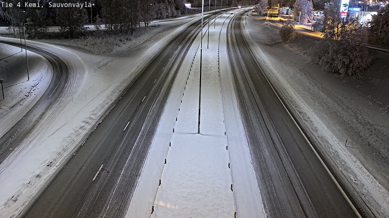 Kelikamerat Kuva Tie 4 Kemi, Sauvonväylä, Kemi, Lappi