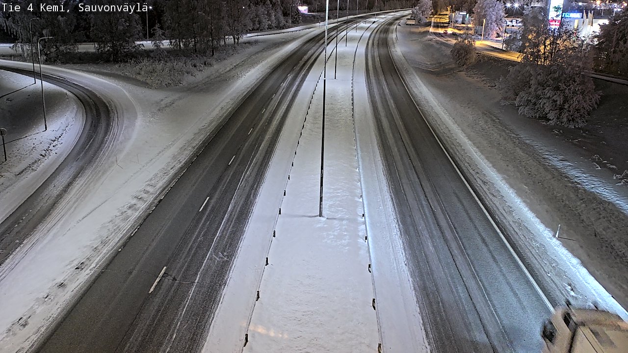 Kelikamerat Kuva Tie 4 Kemi, Sauvonväylä, Kemi, Lappi