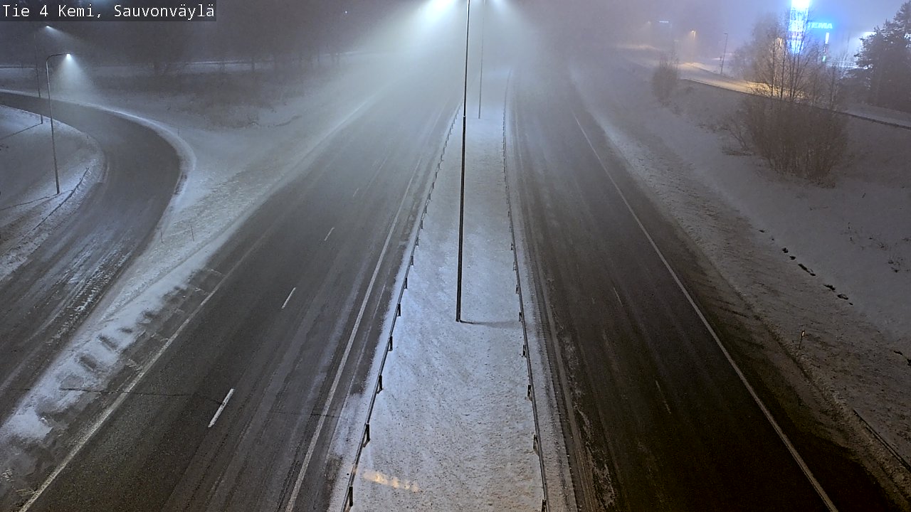 Weather Camera Image Road 4 Kemi, Sauvonväylä, Kemi, Lappi