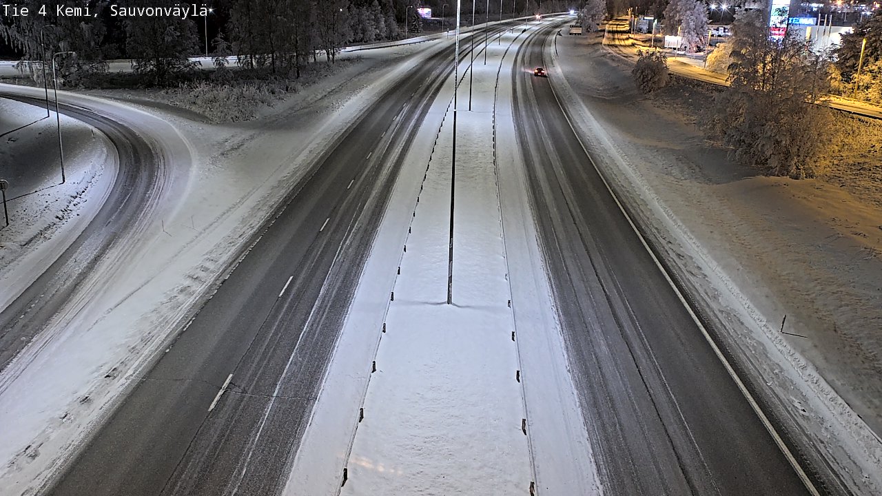 Kelikamerat Kuva Tie 4 Kemi, Sauvonväylä, Kemi, Lappi