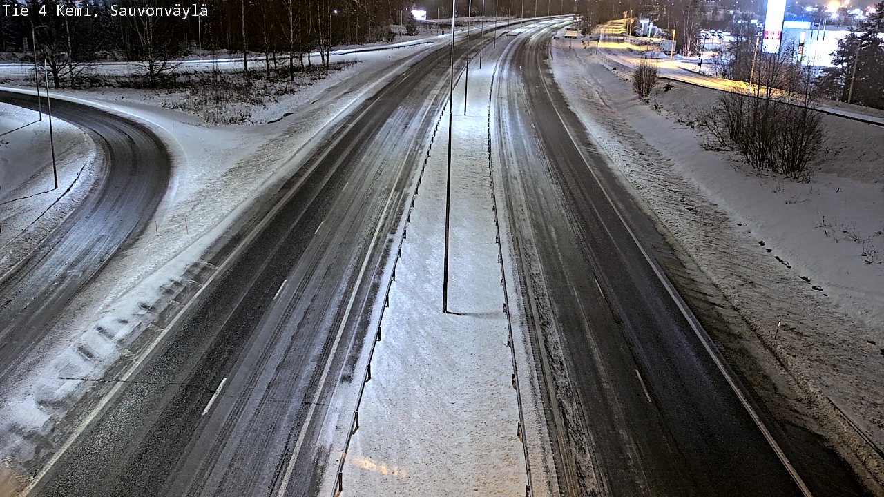 Weather Camera Image Road 4 Kemi, Sauvonväylä, Kemi, Lappi